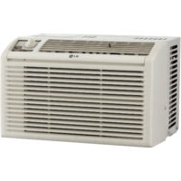 LG 5,000 BTU Window Air Conditioner, Cools 150 Sq.Ft. (10' x 15' Room Size), Quiet Operation, 2 Cooling & Fan Speeds, 2-Way Air Deflection, Washable Filter, 115V