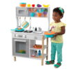 KidKraft All Time Wooden Play Kitchen with Oven, Microwave and 38-Piece Accessory Set
