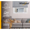 Whirlpool 5,000 BTU 115-Volt Window-Mounted Air Conditioner | AC for Rooms up to 150 Sq.Ft. | Mechanical Controls | Dehumidifer | Washable Filter | Auto-Restart | WHAW050DW