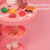 Kitchen Set for Kids 49 Pcs Pretend Play Cook, Sink, Light, Cutting Food, Steam, Water Features, by VALESSATI Kitchen Set for Kids 49 Pcs Pretend Play Cook, Sink, Light, Cutting Food, Steam, Water Features, by VALESSATI