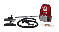 Atrix Canister HEPA Vacuum, Red