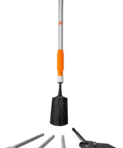 WEN 5-in-1 Pneumatic Multi-Function Tool with Scraper, Shovel, and Chisel Attachments Sets