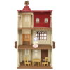 Calico Critters Red Roof Tower Home, 3 Story Dollhouse Playset with Figure, Furniture and Accessories