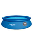 Funsicle 10 ft QuickSet Round Above Ground Pool, Includes Cartridge Filter Pump, Age 6 & up