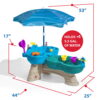 Step2 Spill & Splash Seaway Water Table for Toddlers, Plastic Step2 Spill & Splash Seaway Water Table for Toddlers, Plastic
