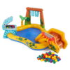 Intex Inflatable Dinosaur Water Splash Play Center & Fun Ballz, 100 Pack