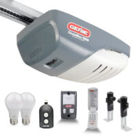 Genie- ChainMax 1000 Essentials- 3/4 HPc Chain Drive Garage Door Opener- Plus LED Bulbs