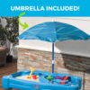 Step2 Cascading Cove Toddler Sandbox Water Table Cover and Umbrella Step2 Cascading Cove Toddler Sandbox Water Table Cover and Umbrella