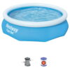 Bestway Fast Set Swimming Pool Set with 330 GPH Filter Pump, 10' x 30