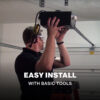 Genie - Chain 550 Essentials - 1/2 HPc Durable Chain Garage Door Opener - Plus LED Light Bulbs