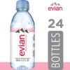 evian Natural Spring Water 330 mL/11.2 Fl Oz (Pack of 24) Mini-Bottles, Naturally Filtered Spring Water Small Water Bottles