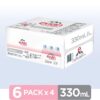 evian Natural Spring Water 330 mL/11.2 Fl Oz (Pack of 24) Mini-Bottles, Naturally Filtered Spring Water Small Water Bottles