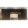 Systembuild Evolution Westford 36" Garage Storage Utility Cabinet, Black Oak