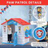 Nick Jr. PAW Patrol Plastic Indoor,Outdoor Playhouse with Easy Assembly