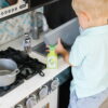 Melissa & Doug Wooden Chef’s Pretend Play Toy Kitchen With “Ice” Cube Dispenser – Charcoal