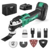 KIMO 20V Cordless Oscillating Tool Kit with 26-Pcs Accessories, Battery Powered Oscillating Multitool