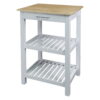 Sunrise Kitchen Island with American Harvest Hardwood Top