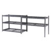 Stronghold Garage Gear 5-Shelf Boltless Rack Wire Decking in Texture Gray, 800lbs per Shelf Stronghold Garage Gear 5-Shelf Boltless Rack Wire Decking in Texture Gray, 800lbs per Shelf