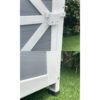 Hanover Outdoor Vertical Wood Storage Shed with Shelves | Backyard Utility Storage Unit for Organizing Garden Supplies, Patio Accessories & Tools | Grey Hanover Outdoor Vertical Wood Storage Shed with Shelves | Backyard Utility Storage Unit for Organizing Garden Supplies, Patio Accessories & Tools | Grey
