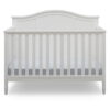 Delta Children Madrid 5-in-1 Convertible Baby Crib, Bianca White