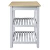 Sunrise Kitchen Island with American Harvest Hardwood Top Sunrise Kitchen Island with American Harvest Hardwood Top