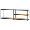Muscle Rack 60" W x 72" H x 24" D 5-Tier Steel Freestanding Garage Shelf