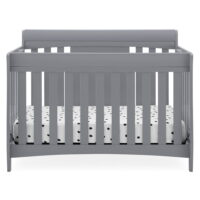 Delta Children Richmond 6-in-1 Convertible Baby Crib, Grey