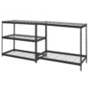 Muscle Rack Steel Storage Rack, Black, MROP4824W5B Muscle Rack Steel Storage Rack, Black, MROP4824W5B