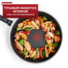 T-fal Cook & Strain Nonstick Cookware Set, 14 piece Set, Black, Dishwasher Safe