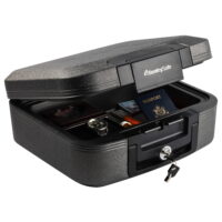 SentrySafe CHW20201 Fire-Resistant and Water-Resistant Chest Safe with Tubular Key Lock 0.28 cu. ft.