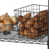 Hyper Tough 4 Tier Wire Shelf Unit, Black, Capacity 1400 lbs