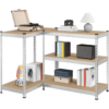 Smile Mart 5-Shelf Boltless & Adjustable Steel Storage Shelf Unit, Silver, Holds up to 705 lb Per Shelf