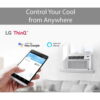 LG 14,000 BTU 700 Sq. ft. Window Smart Air Conditioner, White