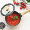 MasterChef 4 Piece Cookware Set, Sauce Pan with Lid and 2 Frying Pans