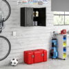 Systembuild Evolution Callahan 24" Wall Cabinet, Black