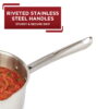 T-fal Cook & Strain Stainless Steel Cookware Set, 14 Piece Set, Dishwasher Safe