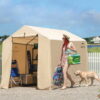 ShelterLogic 6'x8'x6'6" Storage Shed-in-a-Box, Polyethylene ShelterLogic 6'x8'x6'6" Storage Shed-in-a-Box, Polyethylene
