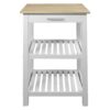 Sunrise Kitchen Island with American Harvest Hardwood Top Sunrise Kitchen Island with American Harvest Hardwood Top