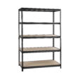 WORKPRO 48-inch 5-Tier Freestanding Shelf with Particle Board Shelves, 800 lb. Capacity