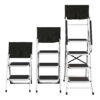 Pentagon Tools 3-Step Portable Folding Stool - Heavy-Duty Step Stool Ladder