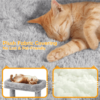 SMILE MART 51.5" Cat Tree with Climbing Hole and Condo, Light Gray SMILE MART 51.5" Cat Tree with Climbing Hole and Condo, Light Gray