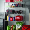 Hyper Tough Heavy Duty 5 Tier Wire Shelf, Zinc, 3000 lb Capacity
