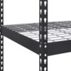 Muscle Rack Steel Storage Rack, Black, MROP4824W5B Muscle Rack Steel Storage Rack, Black, MROP4824W5B
