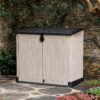 Keter Store-It-Out Midi 30-Cu Ft All-Weather Resin Storage Shed, Beige