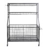 WORKPRO 36" W x 16.5" D x 46" H Rolling Equipment Storage Freestanding Shelf, 150lb. Capacity, Steel