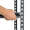Muscle Rack Steel Storage Rack, Black, MROP4824W5B Muscle Rack Steel Storage Rack, Black, MROP4824W5B