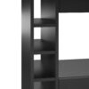 Ameriwood Home Williams Kitchen Island Microwave Cart with Rolling Casters, Black Ameriwood Home Williams Kitchen Island Microwave Cart with Rolling Casters, Black