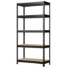 Prilinex 5-Shelf Boltless & Adjustable Steel Storage Shelf for Garage Warehouse,35.5
