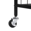 WORKPRO 36" W x 16.5" D x 46" H Rolling Equipment Storage Freestanding Shelf, 150lb. Capacity, Steel