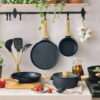 MasterChef 4 Piece Cookware Set, Sauce Pan with Lid and 2 Frying Pans